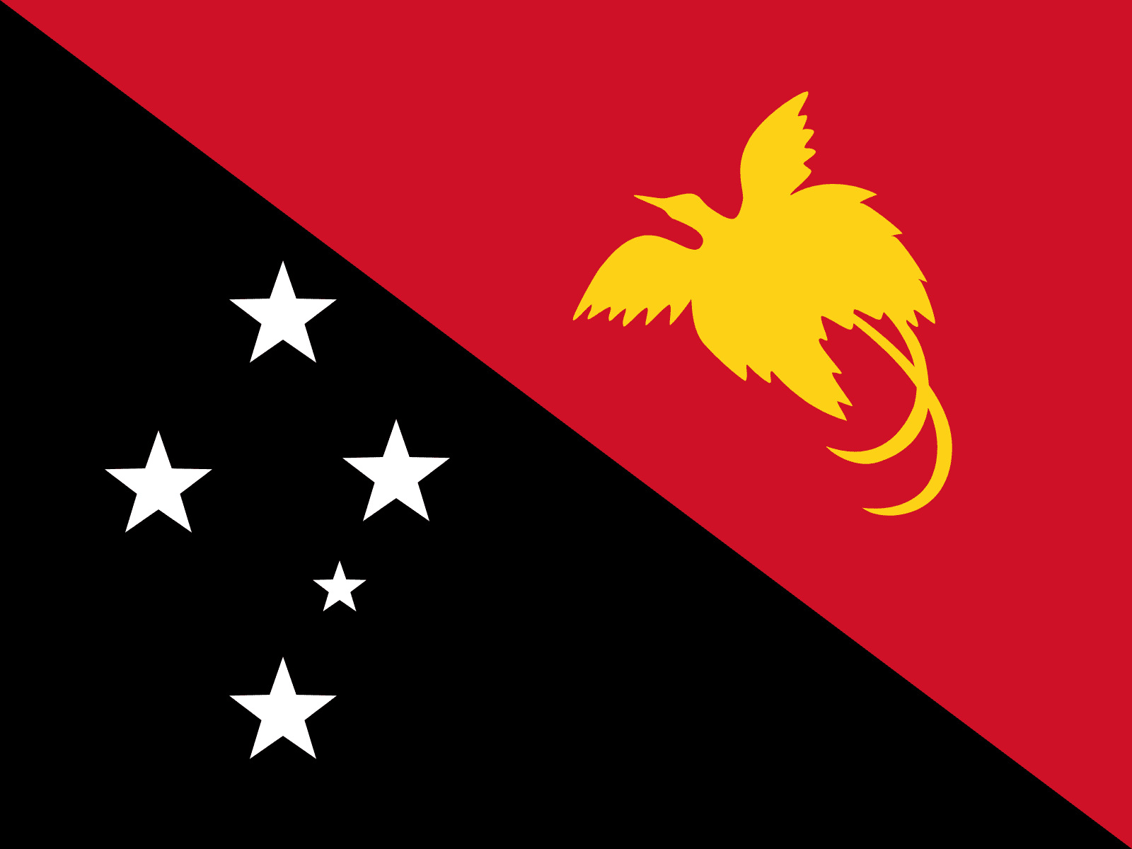 Flagge PapuaNeuguineas WeltFlaggen.de