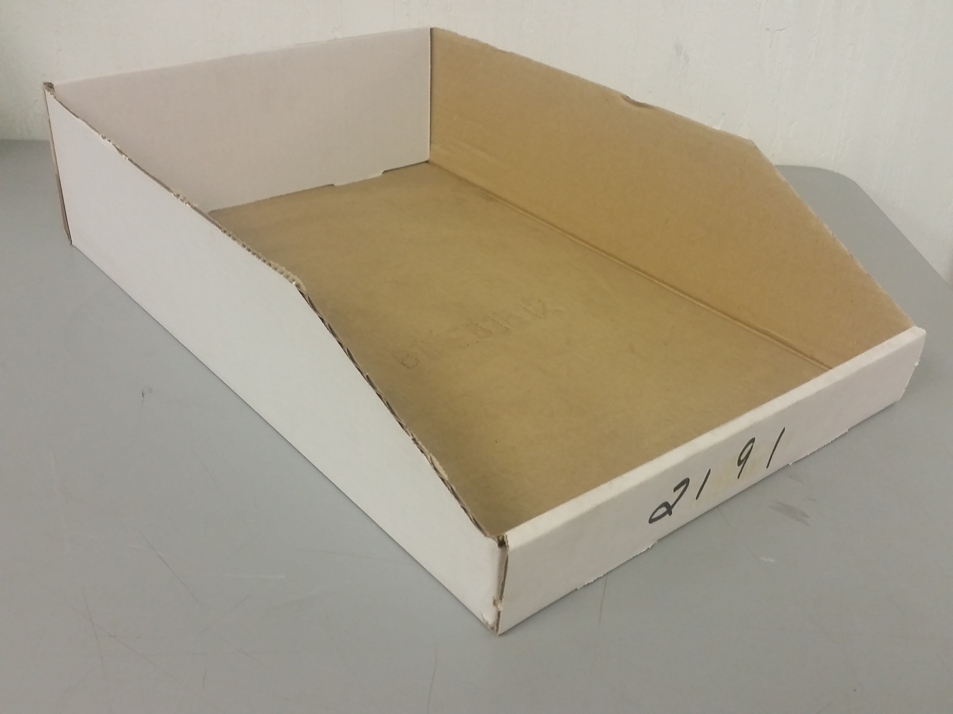 12"x4.5"x18" Cardboard Shelf Bins (Pallet Lot) Used Welter Storage