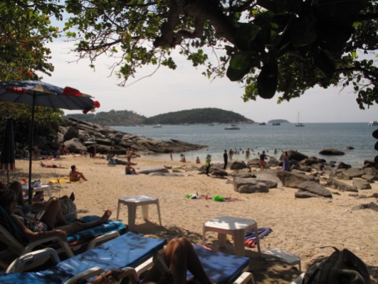Einstieg für Strandtauchgänge
