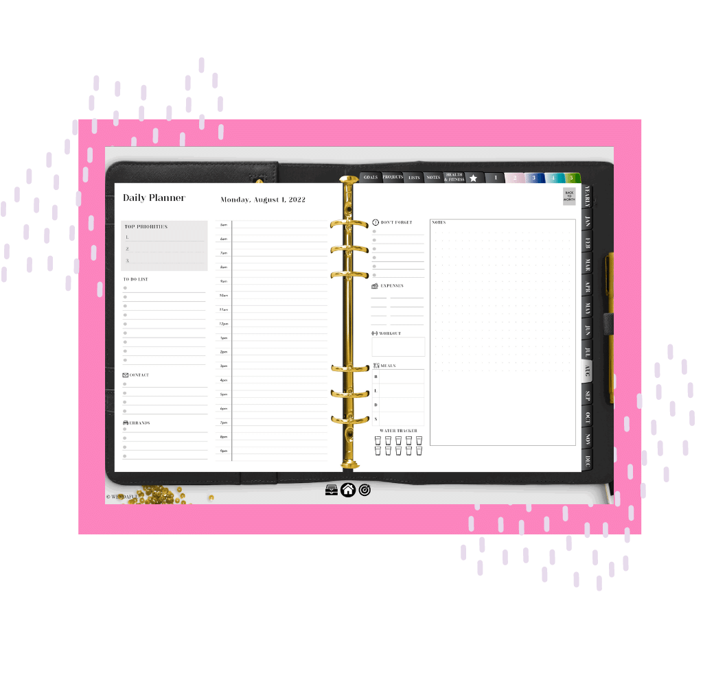 2022 Deluxe Digital Planners Wendaful Planning