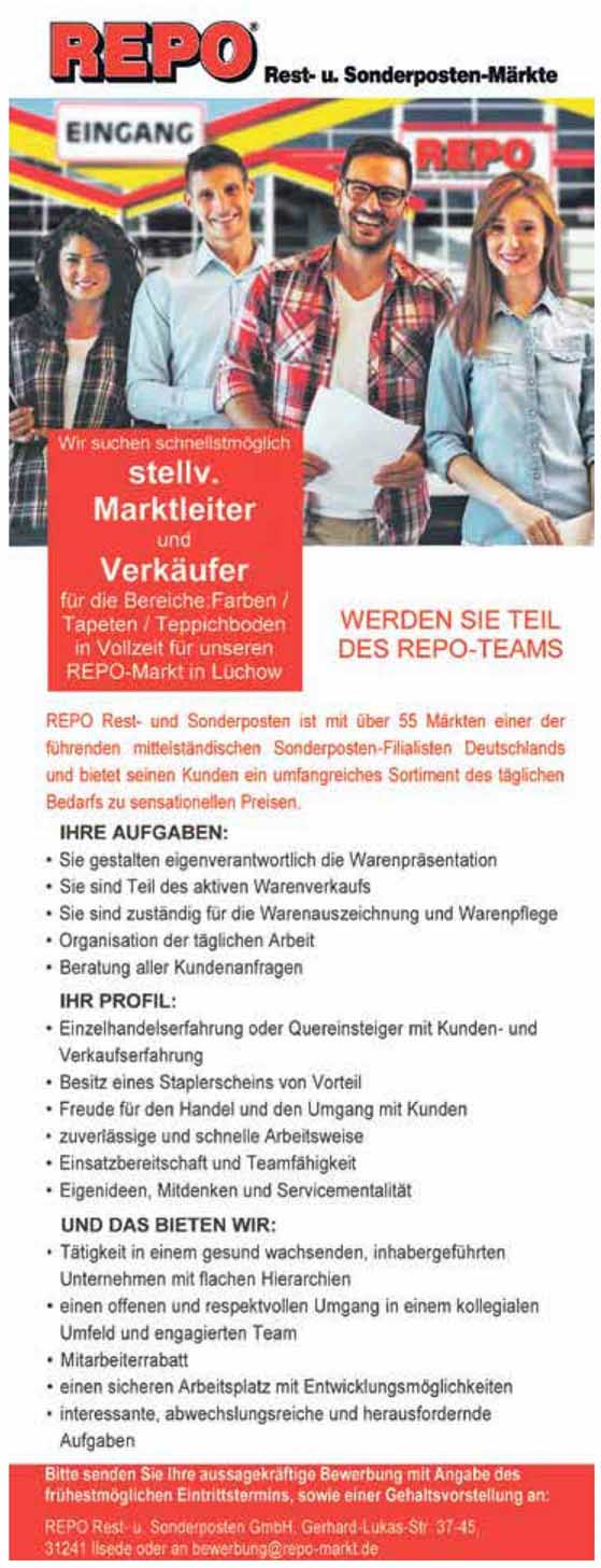 Jobs aus der Region Mai & Juni 2019 Jobs im Wendland