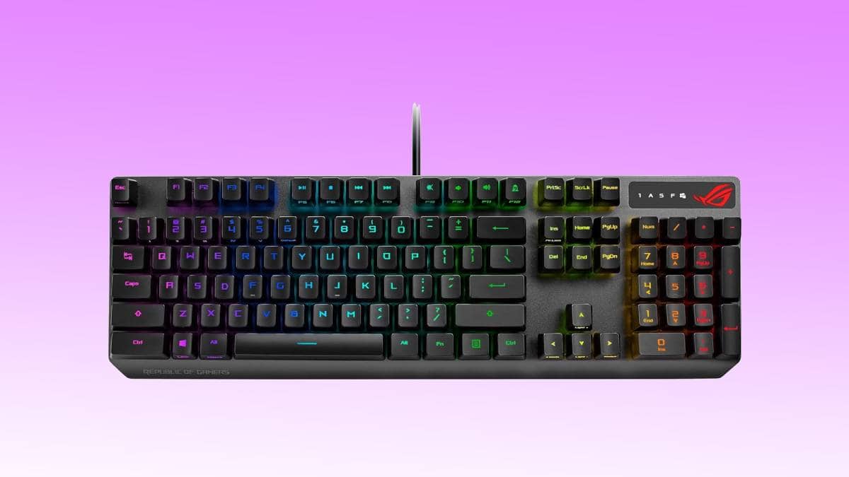 ASUS ROG Mechanical gaming keyboard gets massive price drop in Amazon