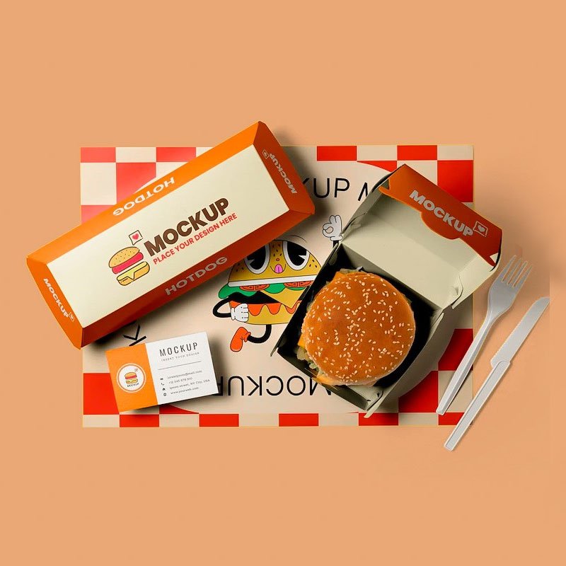 Custom Fast Food Boxes, Printed Fast Food Packaging Wholesale