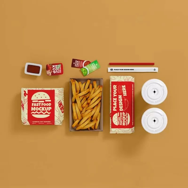 Custom Fast Food Boxes, Printed Fast Food Packaging Wholesale