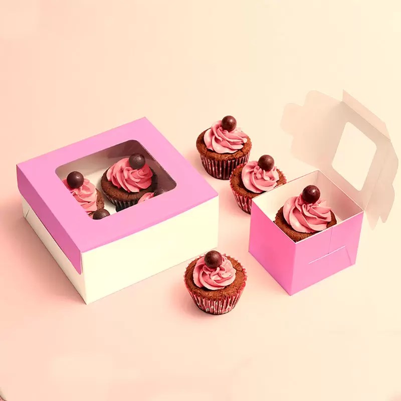 Custom Window Cake Boxes, Printed Window Cake Packaging Wholesale