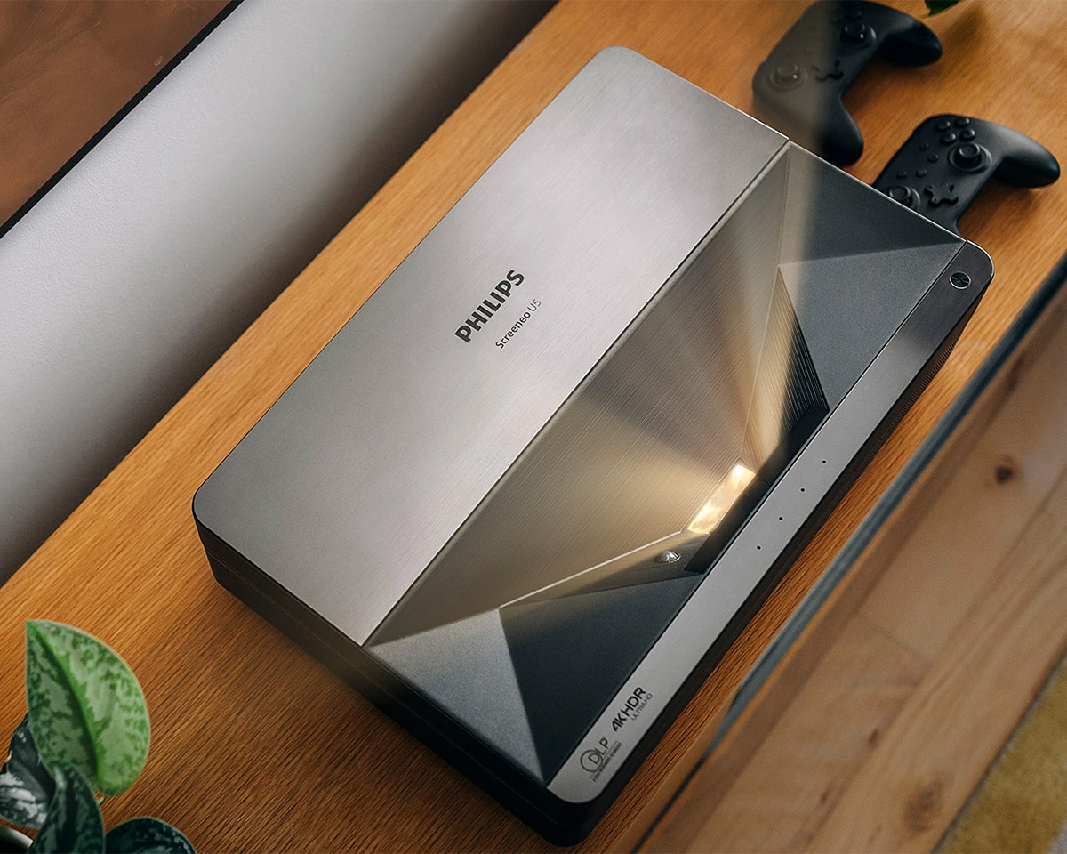 Philips Screeneo U5 UltraShort Throw 4K Projector Creates a 150inch