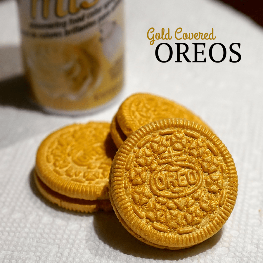 How to Make Gold Covered Oreos We're Calling Shenanigans