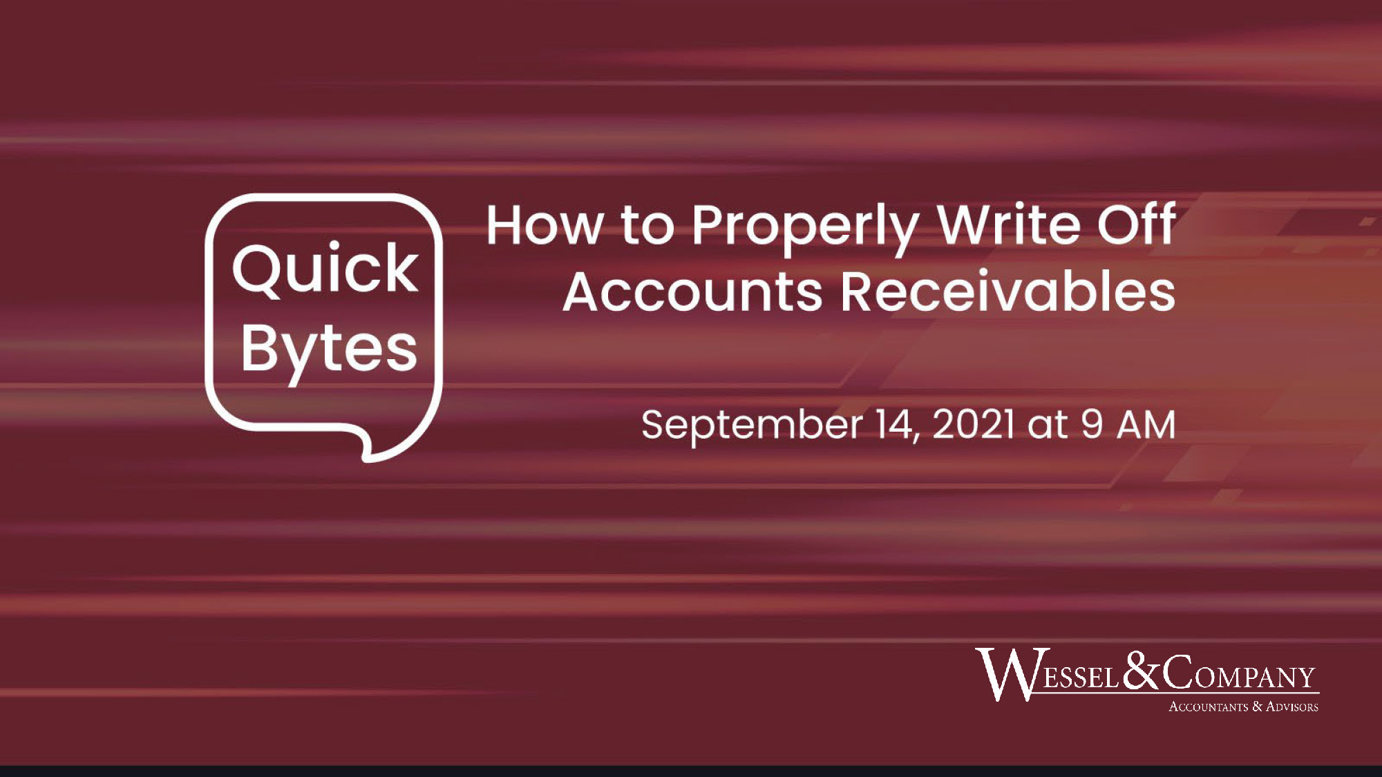 How to Properly Write Off Accounts Receivables Wessel & Company