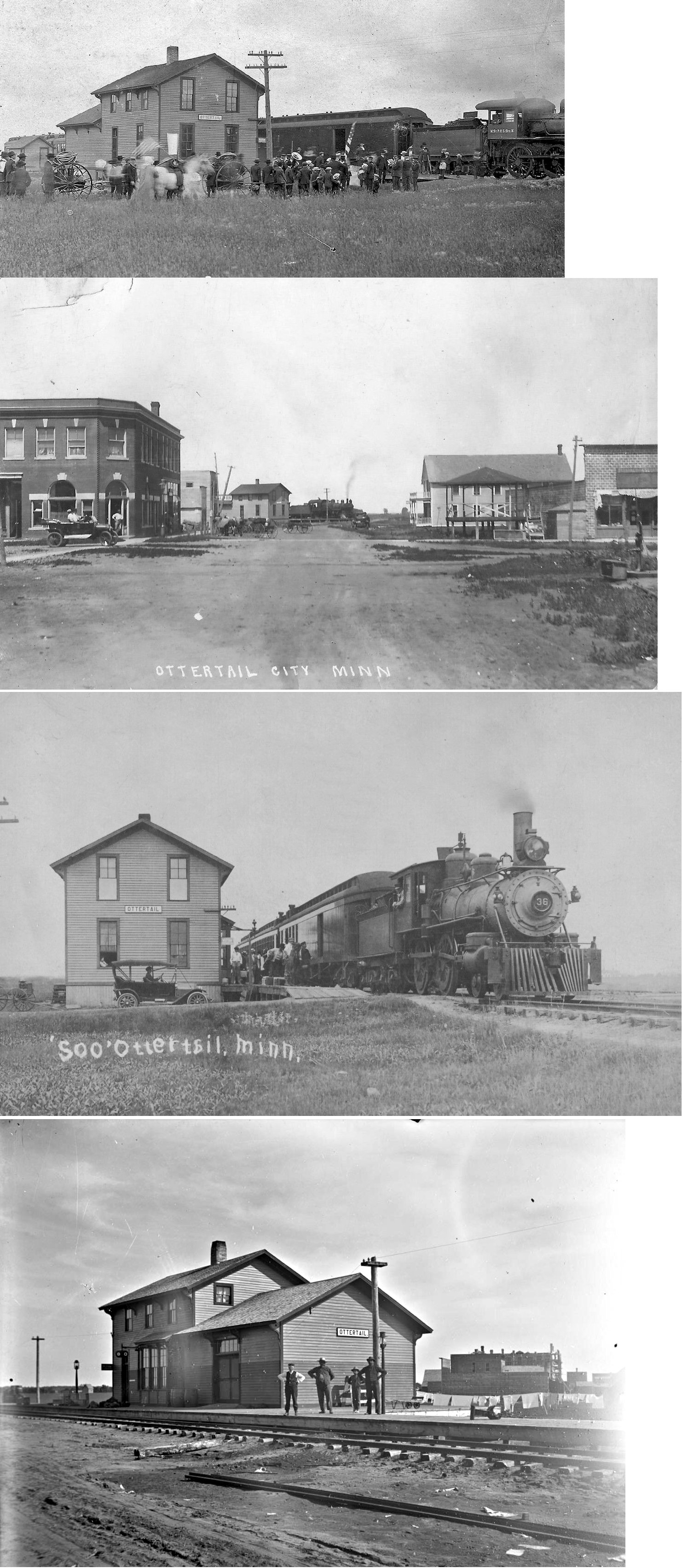 Otter Tail County Minnesota Railroad Stations