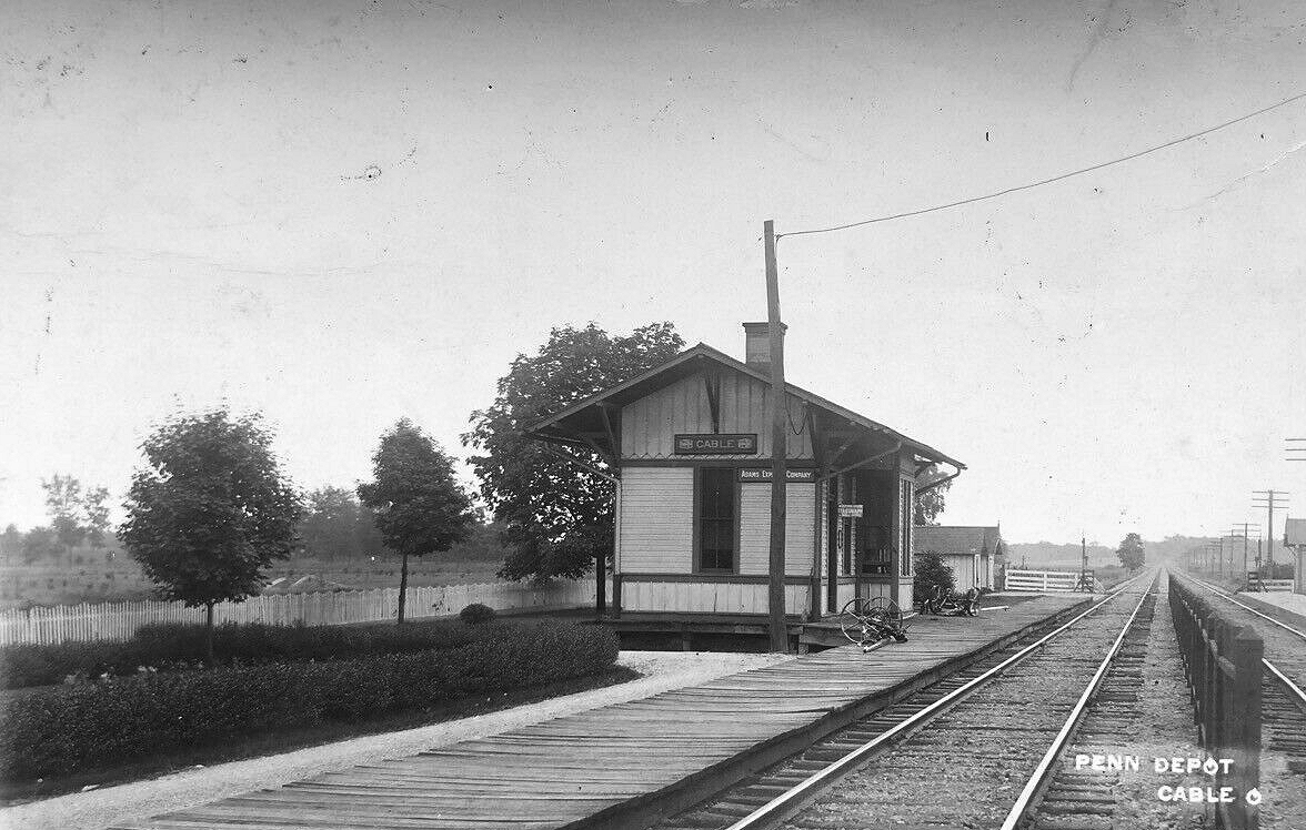 Champaign County Ohio Railroad Stations
