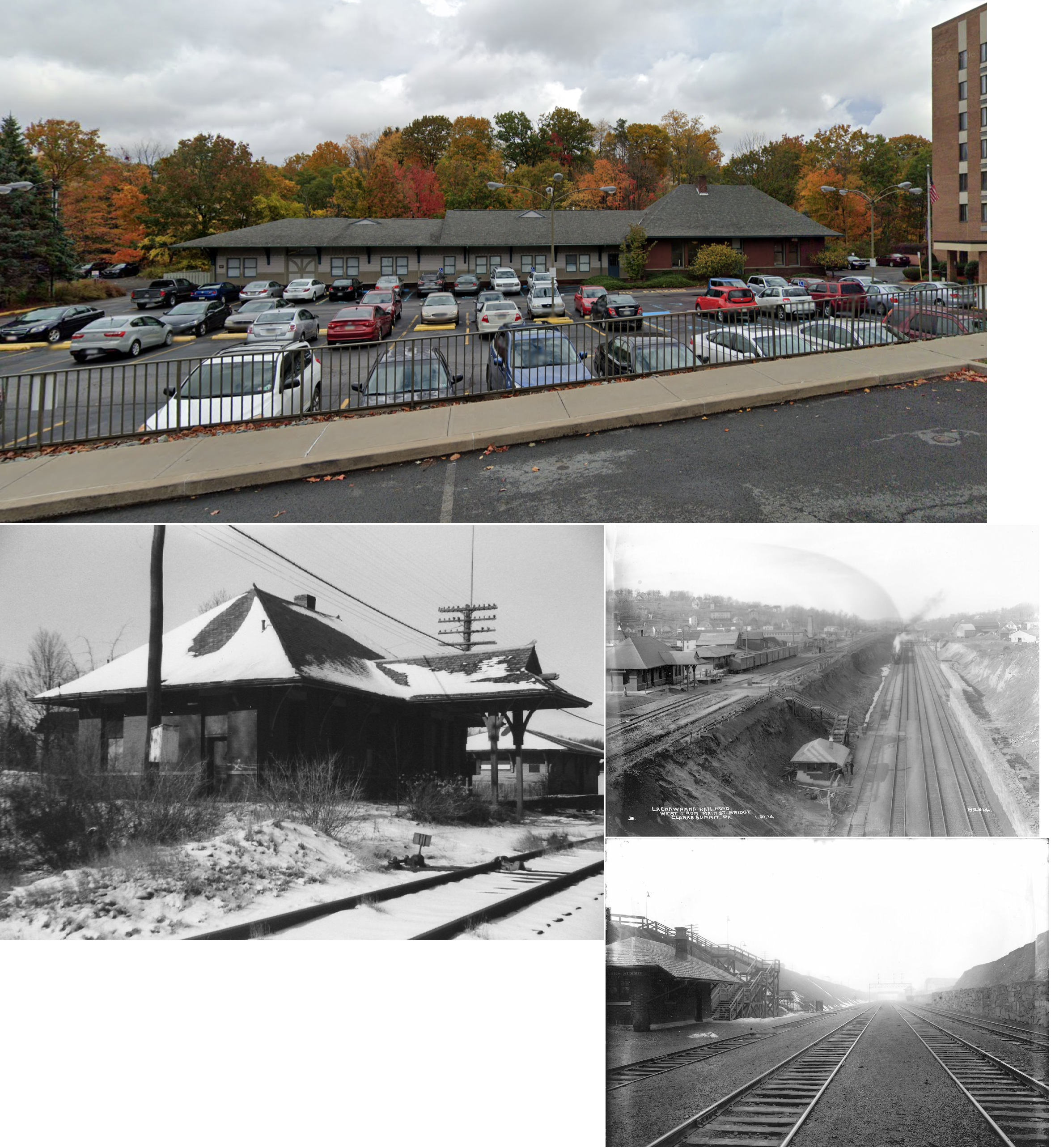 Lackawanna County Pennsylvania Railroad Stations