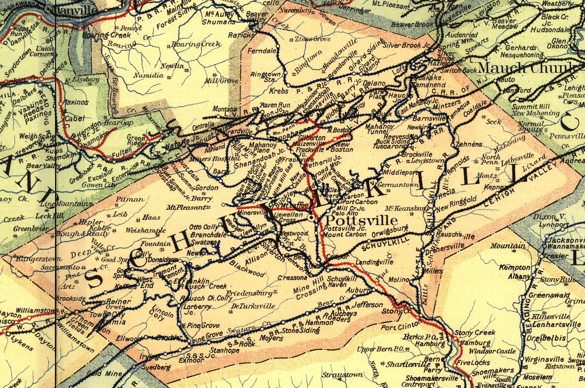 Schuylkill County Pennsylvania Railroad Stations