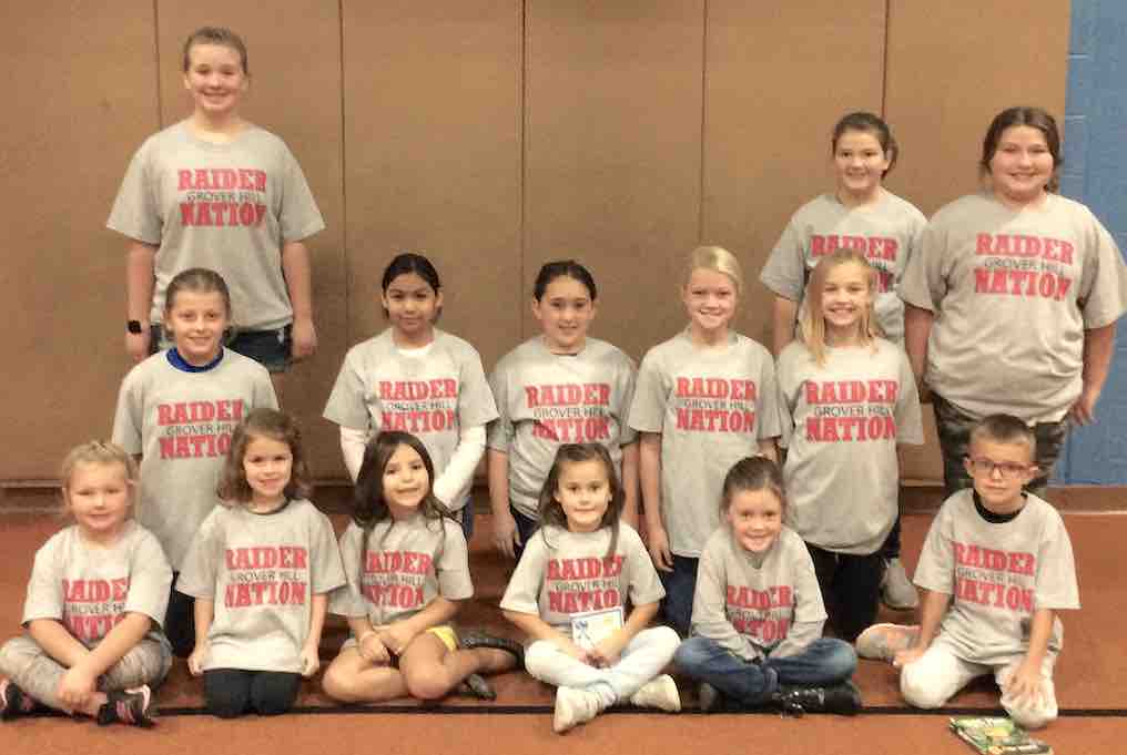 Grover Hill Elementary Students of the Month West Bend News