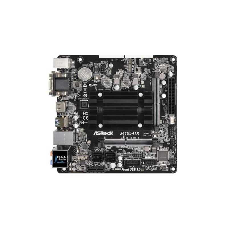 Asrock J4105ITX, Integrated Intel QuadCore J4105, Mini