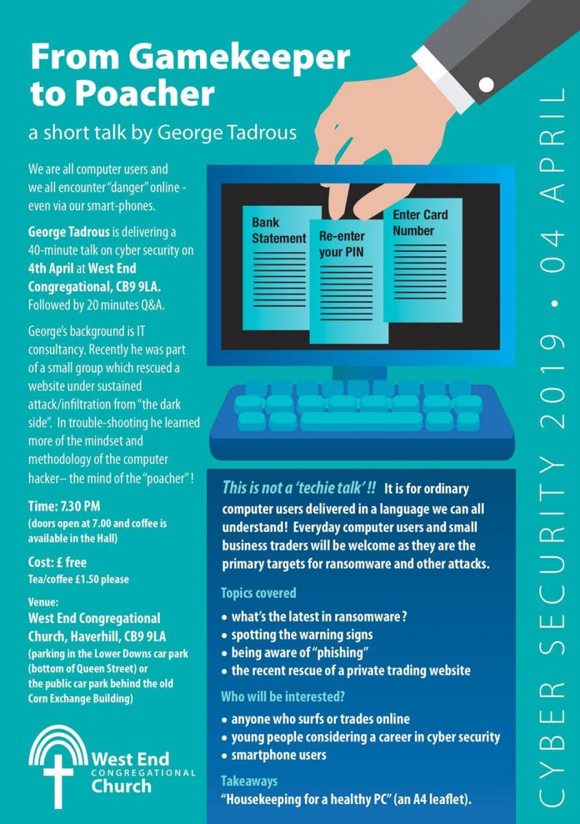 From Gamekeeper to Poacher West End Congregational Church