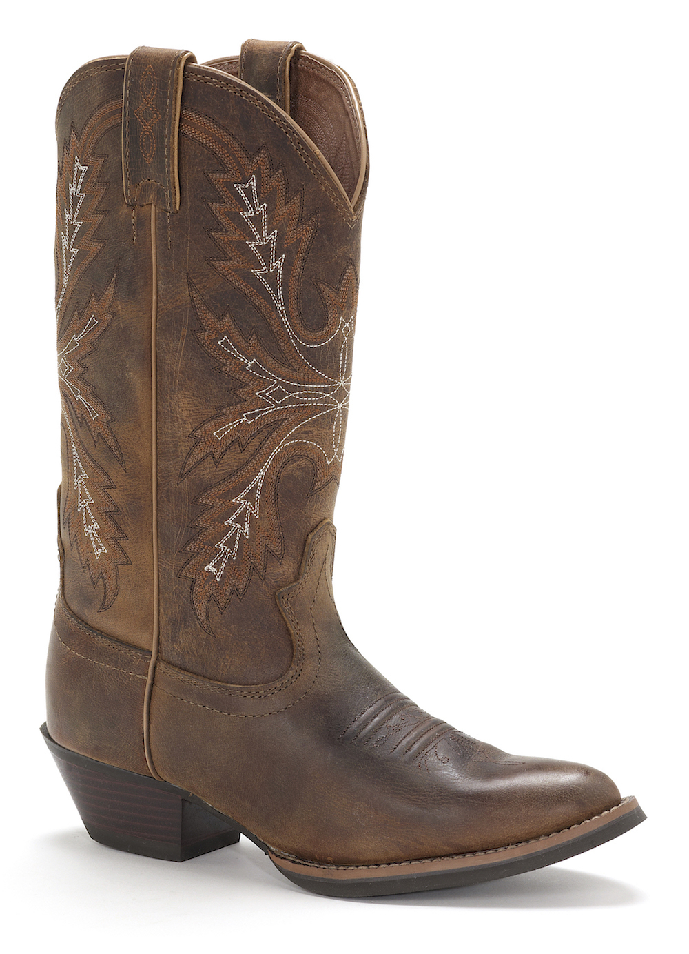 Justin 12" Quinlan Tan Silver Cowgirl Western Boot Barn