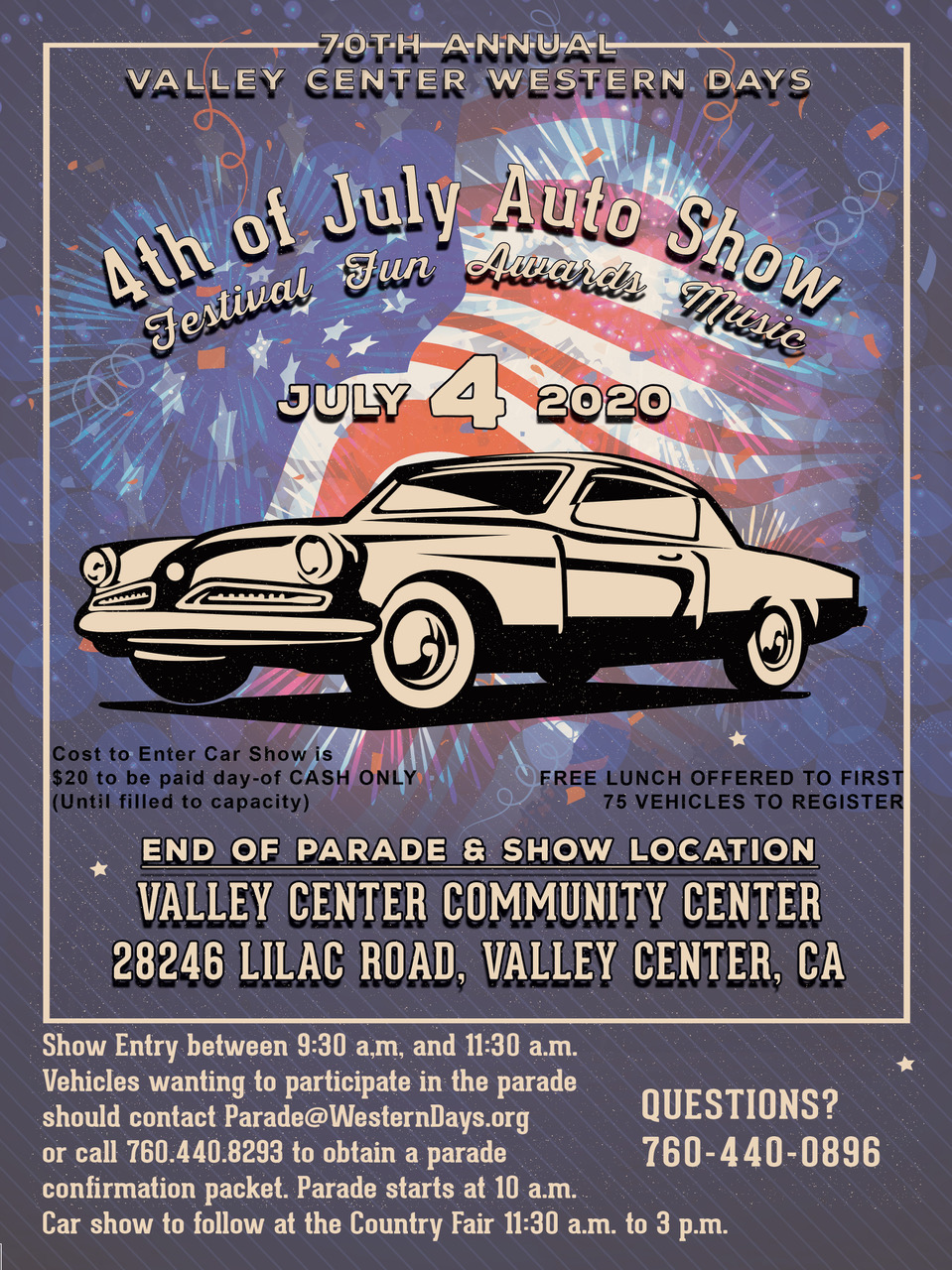 Western Days Auto Show Valley Center Western Days