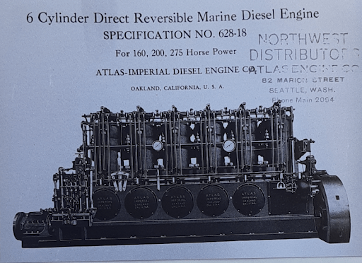 The Atlas-Imperial diesel engine – Western Flyer Foundation
