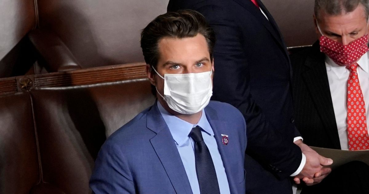 Matt Gaetz Delivers Fiery Speech on House Floor After Capitol Incursion