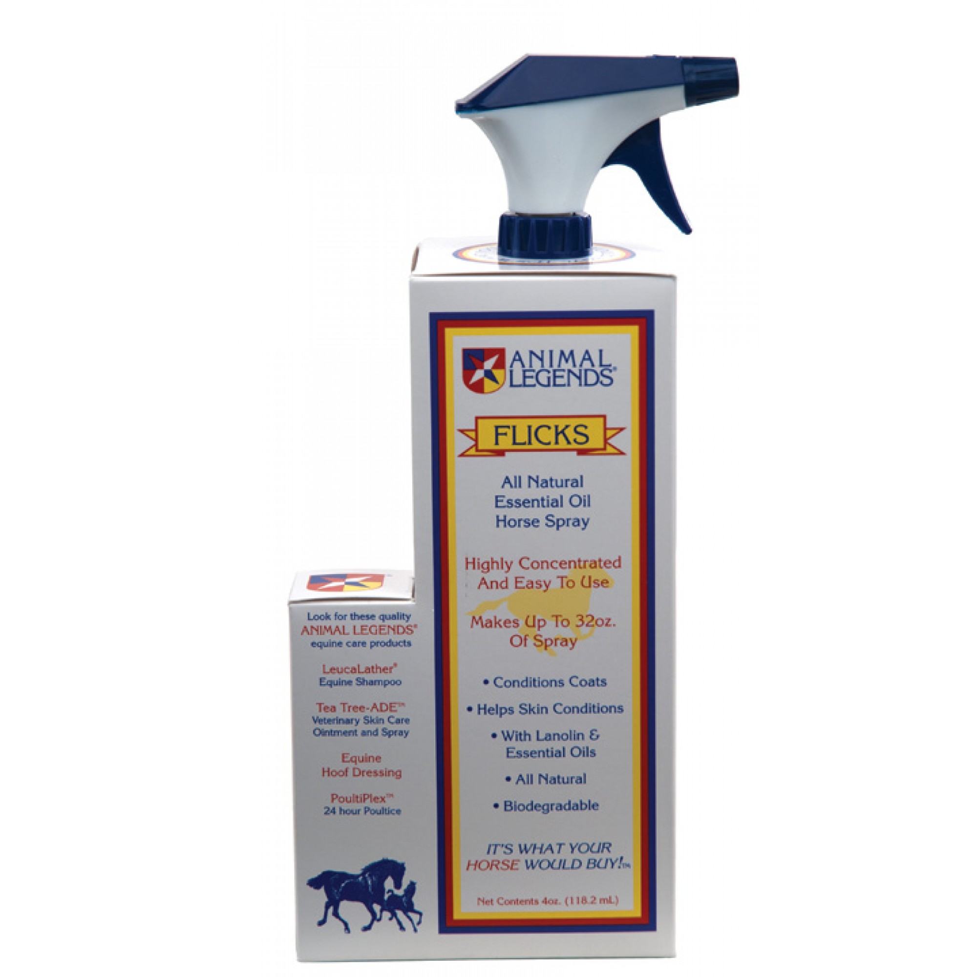 ANIMAL LEGENDS FLICKS SPRAY 118.2 ML WITH REUSABLE 32 OZ SPRAY BOTTLE