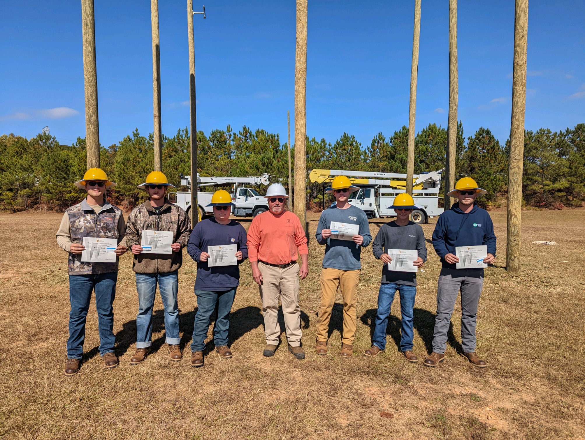 West Technical College Graduates Third Lineman Class West