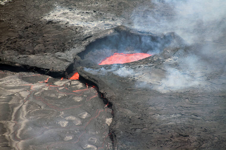 Kilauea Volcano lava flow steady after starts and stops West Hawaii Today