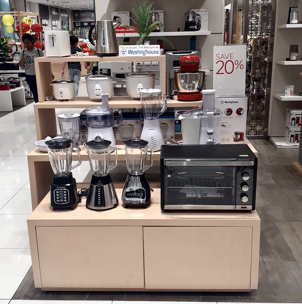 Westinghouse Homeware Merchandised With Power and Style at SM Megamall