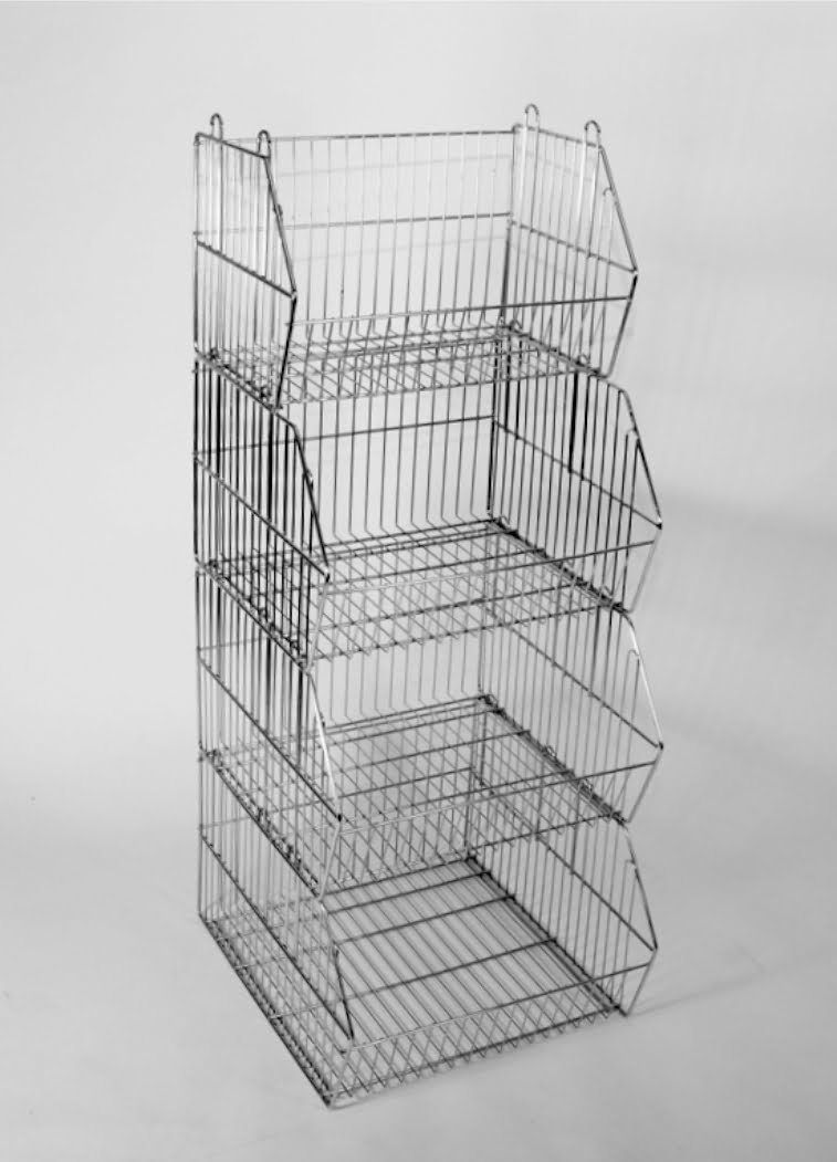 Stacking Wire Baskets Westminster Wire Shop Display Stands｜Retail