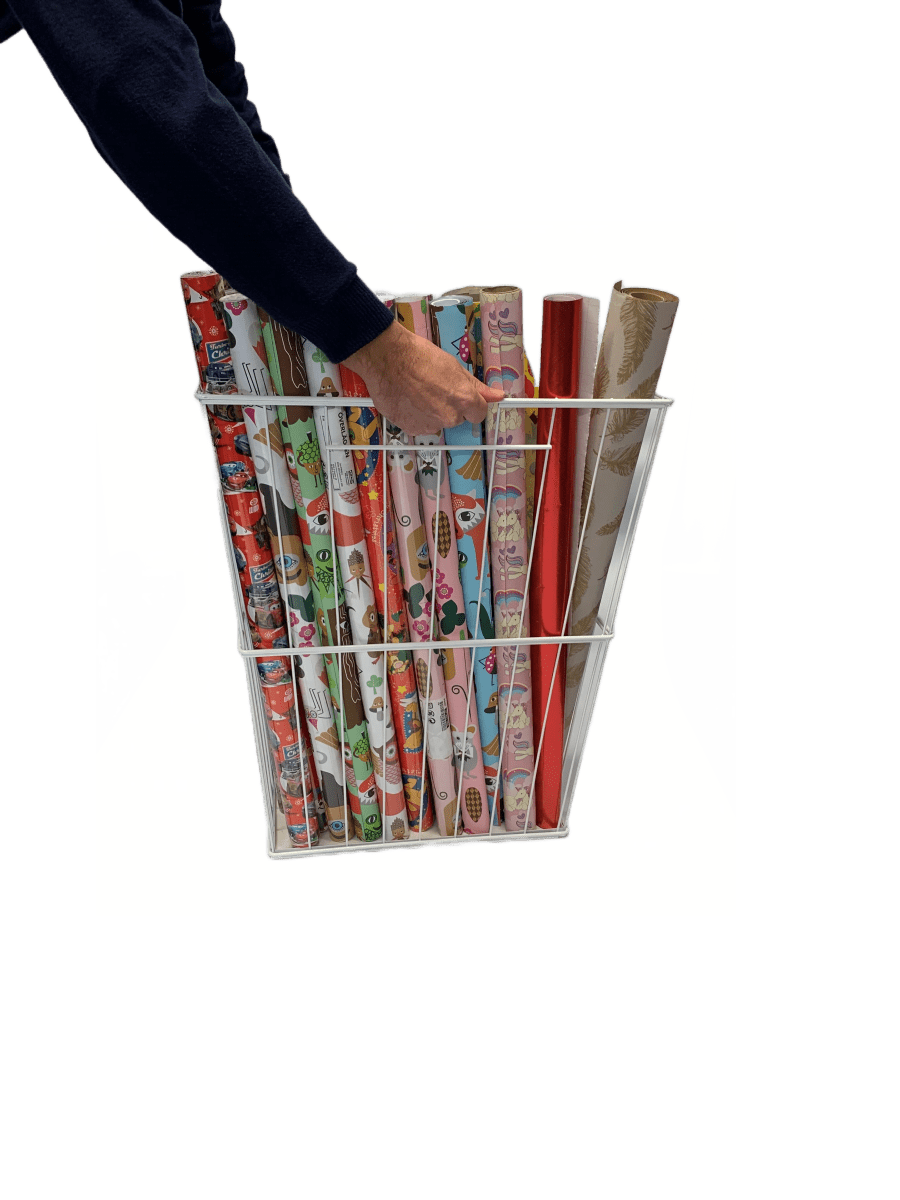 Roll Wrap Display Basket Dump Bin With Handles Westminster Wire