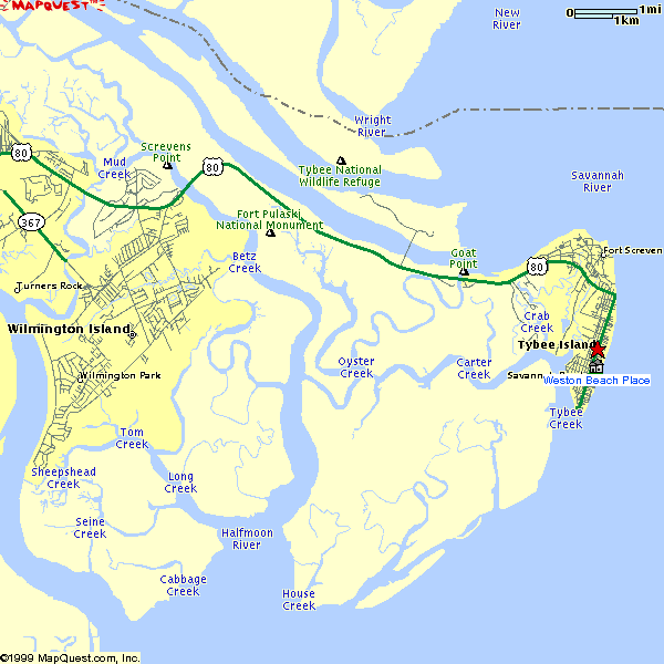 Tybee Map