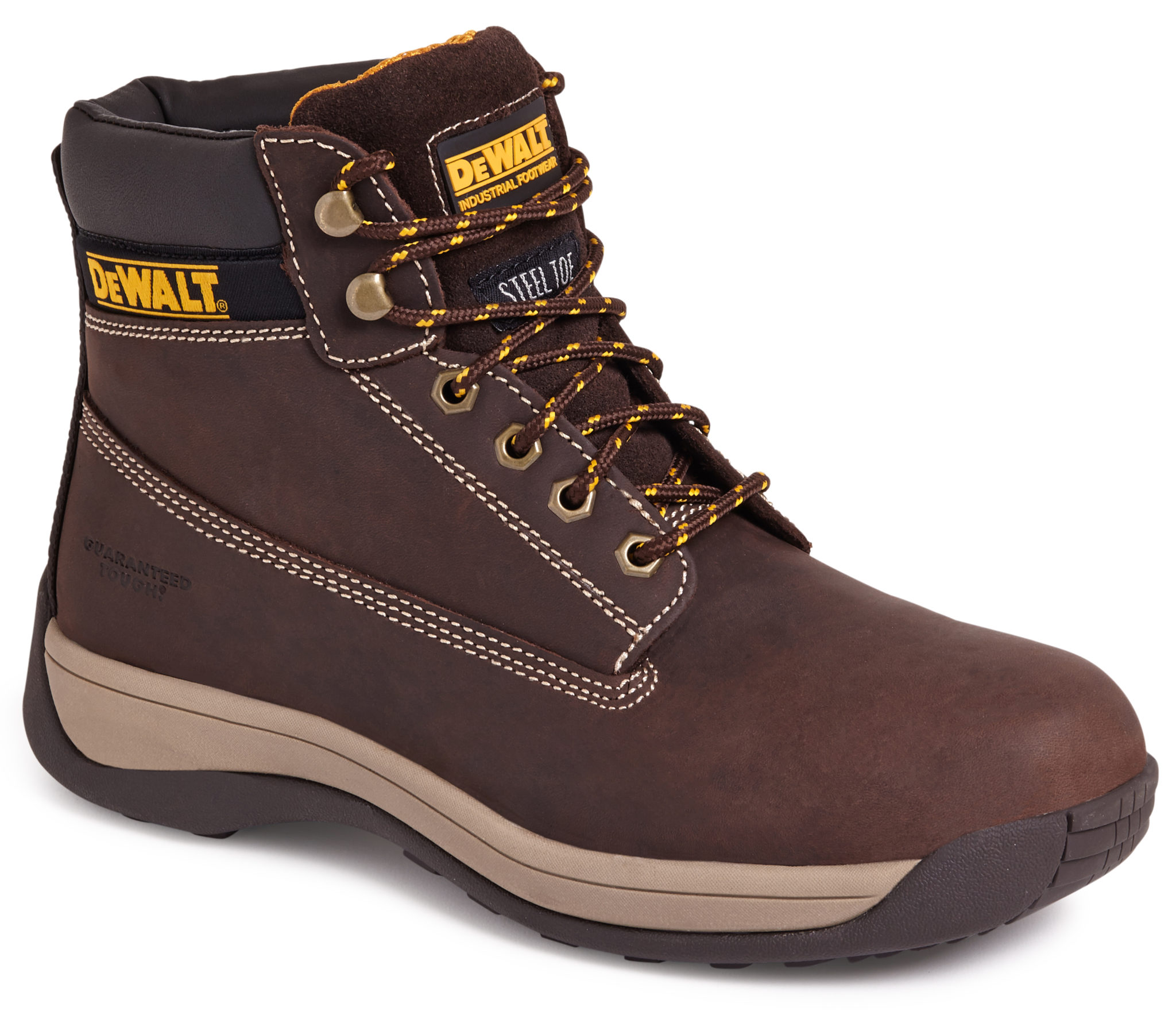 DeWalt Newark Waterproof Safety Hiker Boot Brown Westpoint