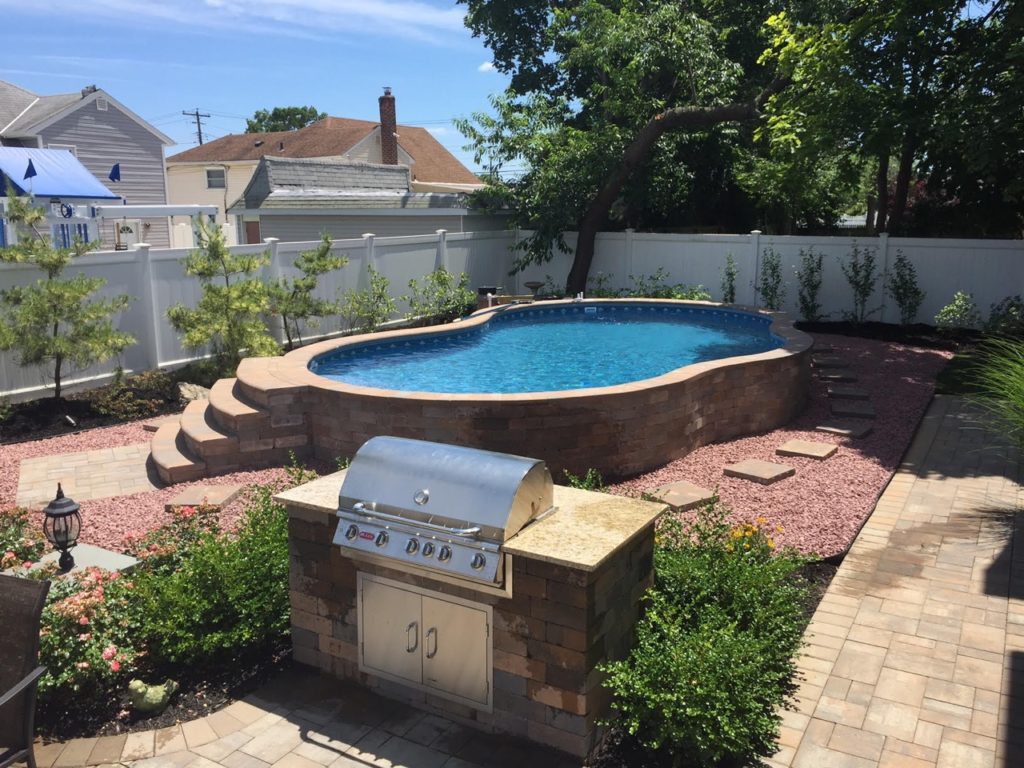 Semi Inground Pools Westrock Pools