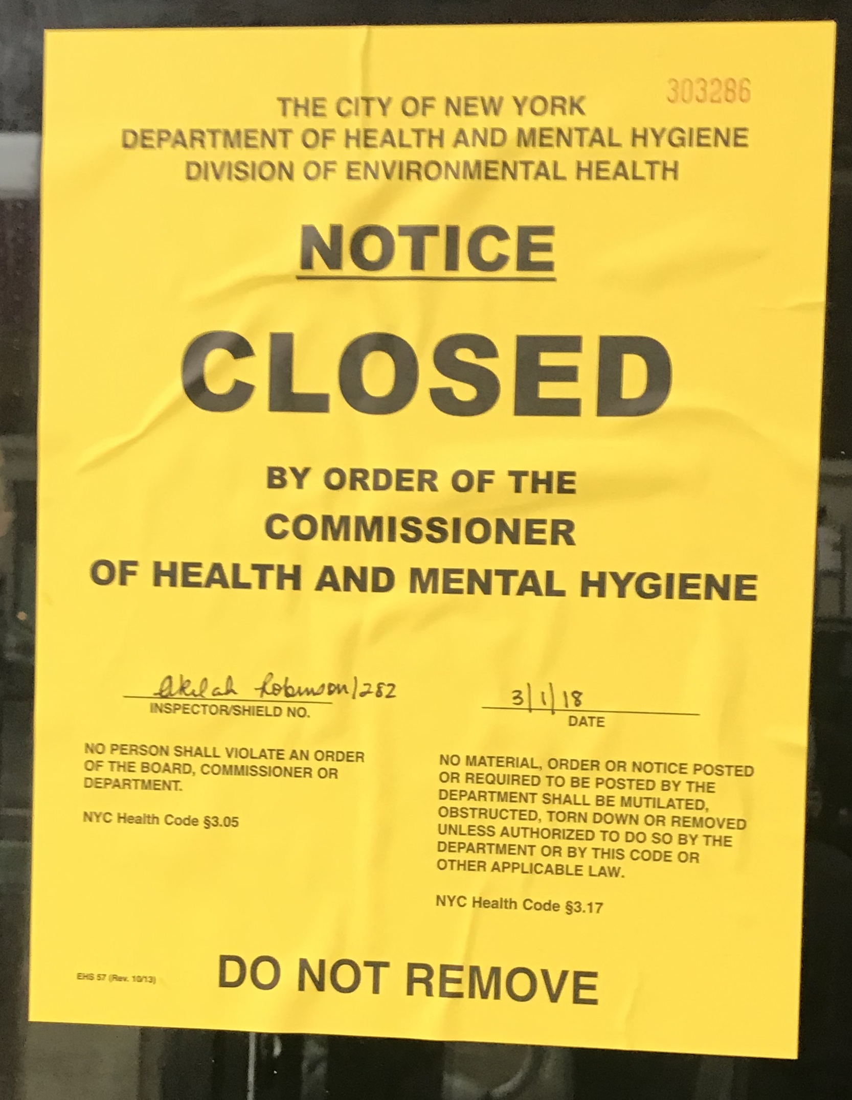 West Side Rag » Jing Fong Shuttered By Health Department