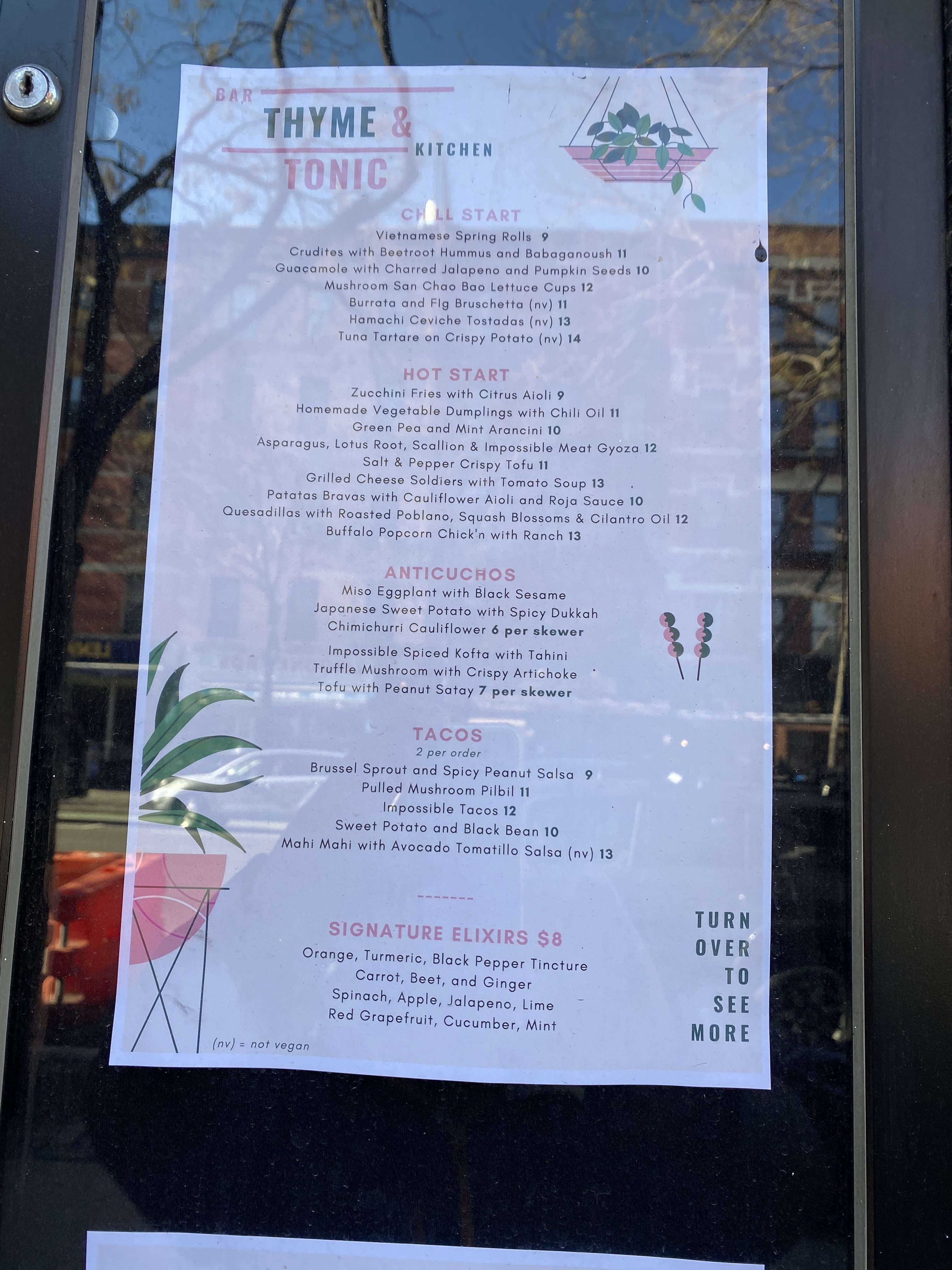 Spring Natural Kitchen Replaced by Thyme and Tonic; 'It All Feels Very