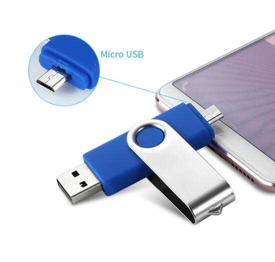 Android OTG usb flash drive with logo printing U900