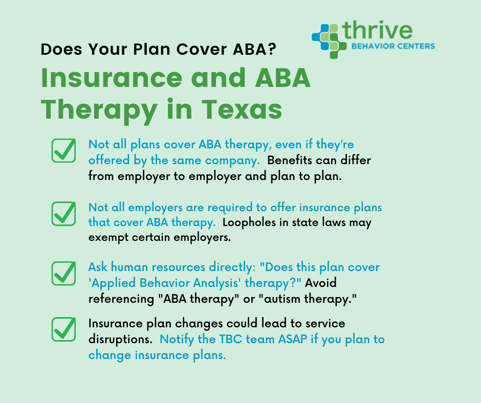 An Autism Diagnosis and ABA Therapy Thrive Behavior Centers