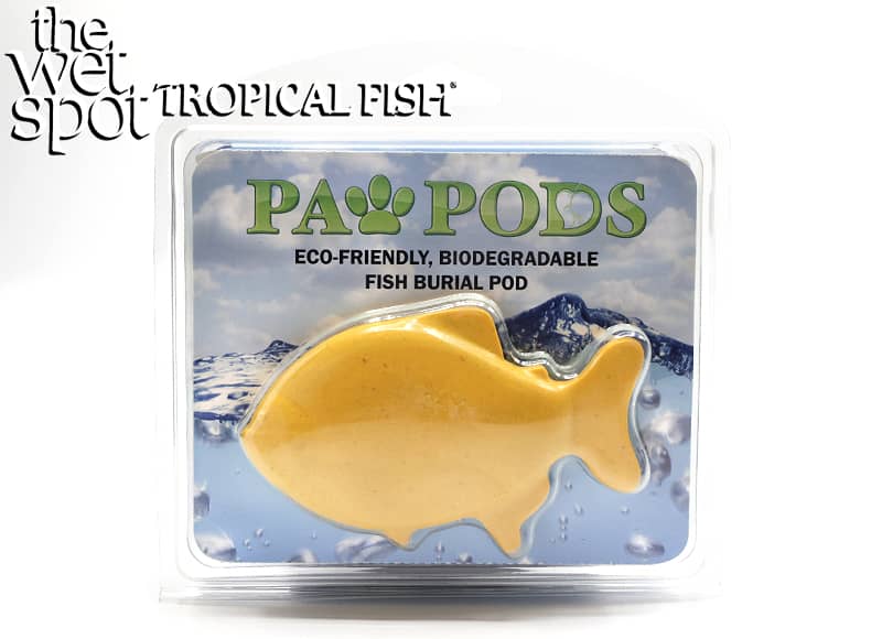 Paw Pods EcoFriendly, Biodegradable Fish Burial Pod Tropical