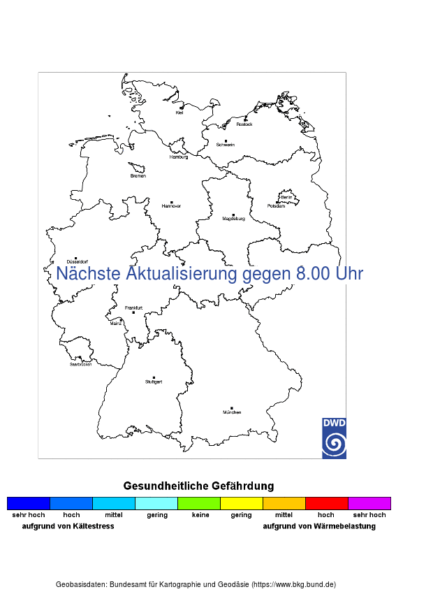 gefühlte Temperatur Wetterdienst.de