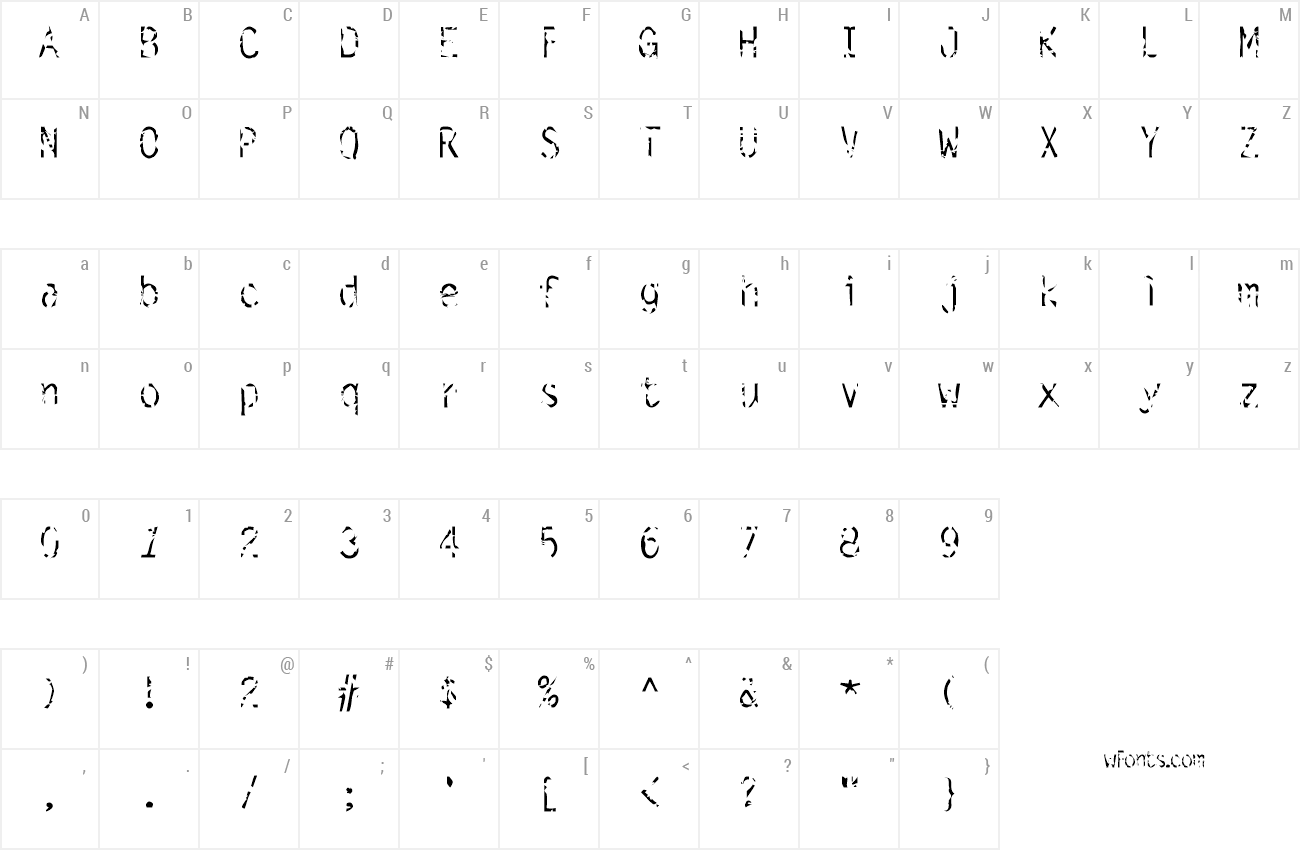 Download Free Font simulation