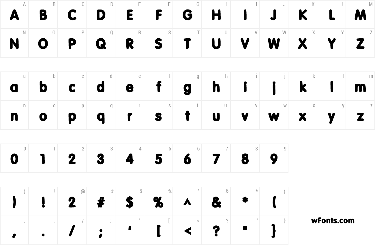 Download Free Font Elementary SF Black