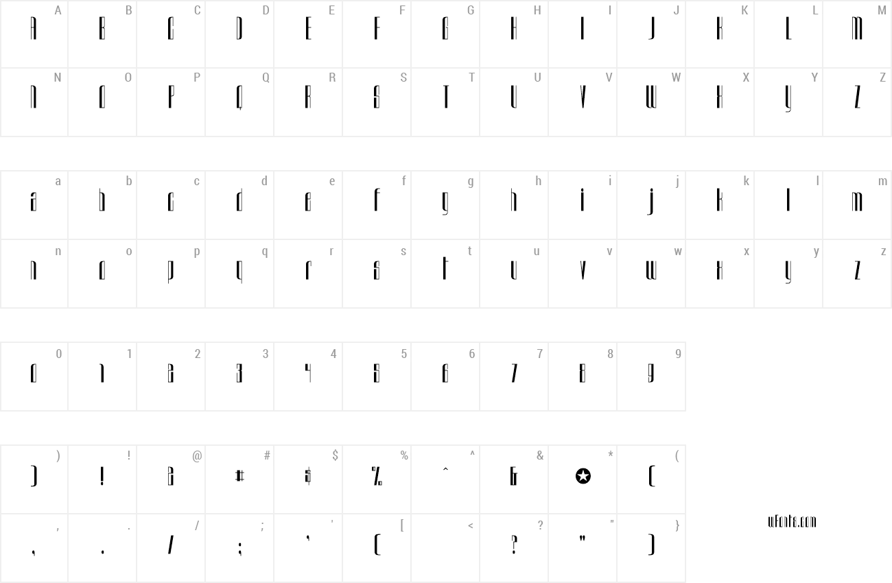 Rectangle Font download free