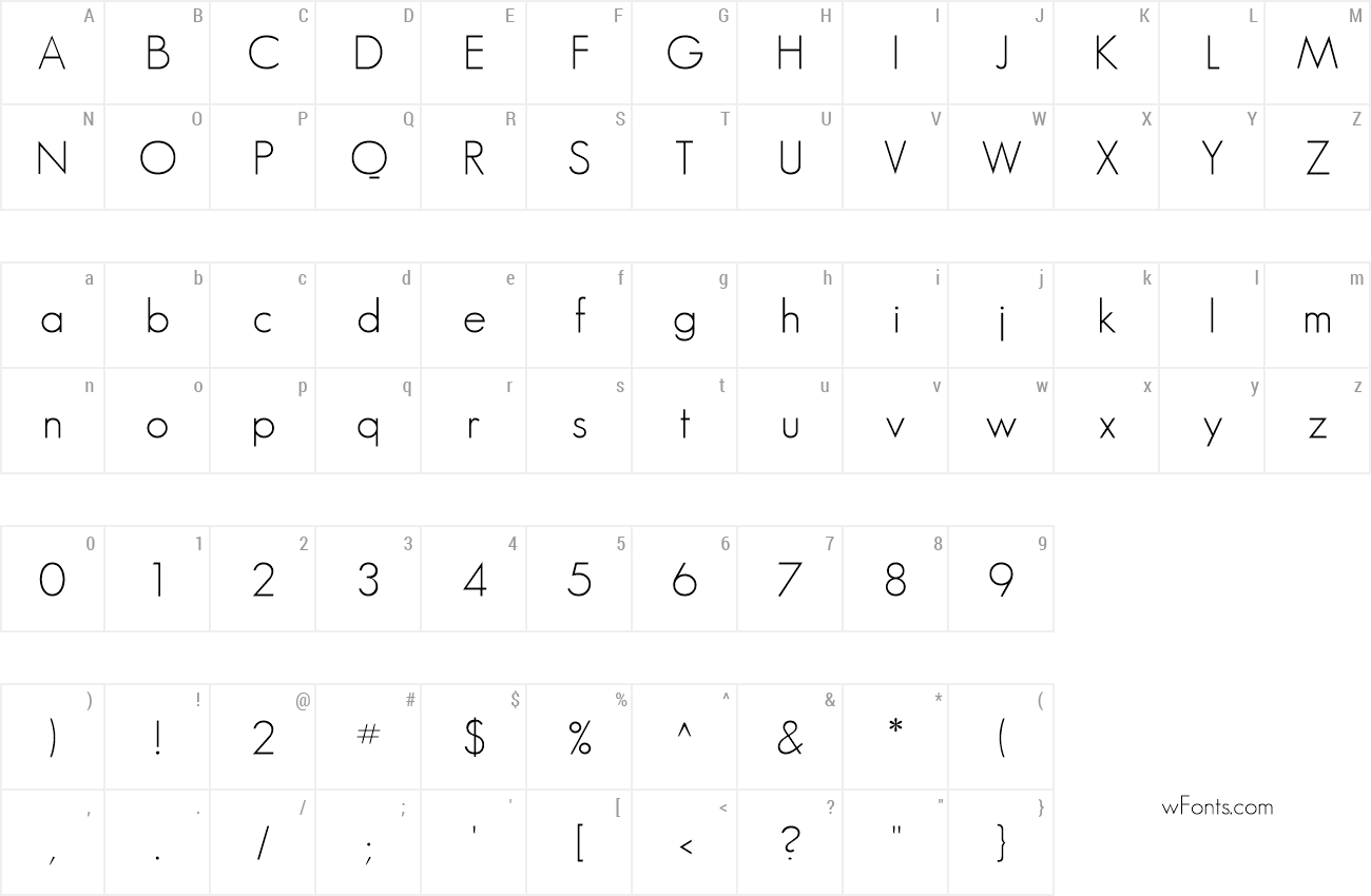 Download Free Font Geo Sans Light