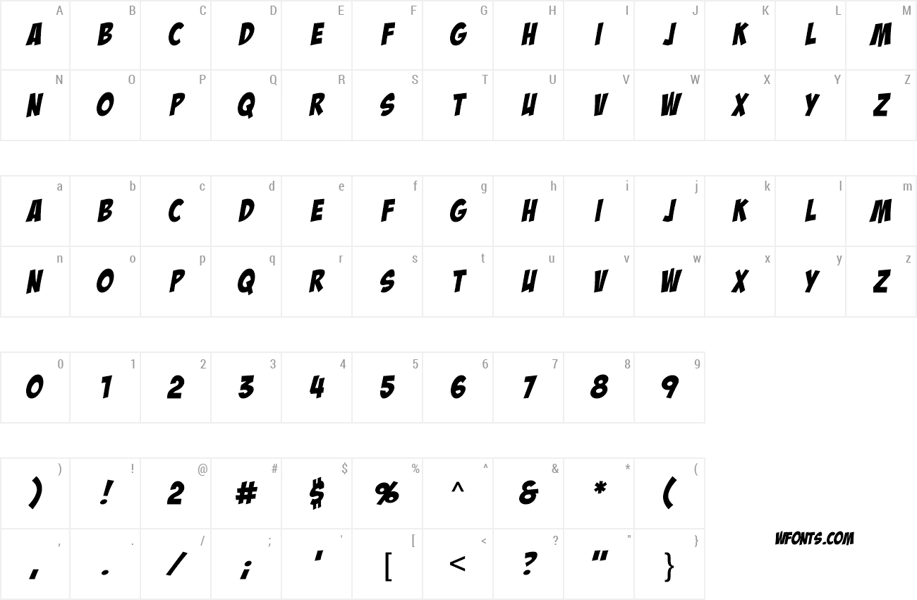 Download Free Font Badaboom