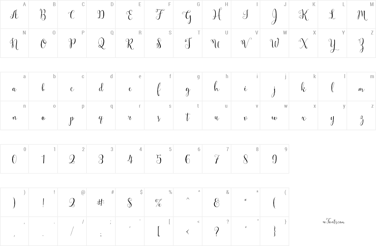 Mulberry Script Font download free