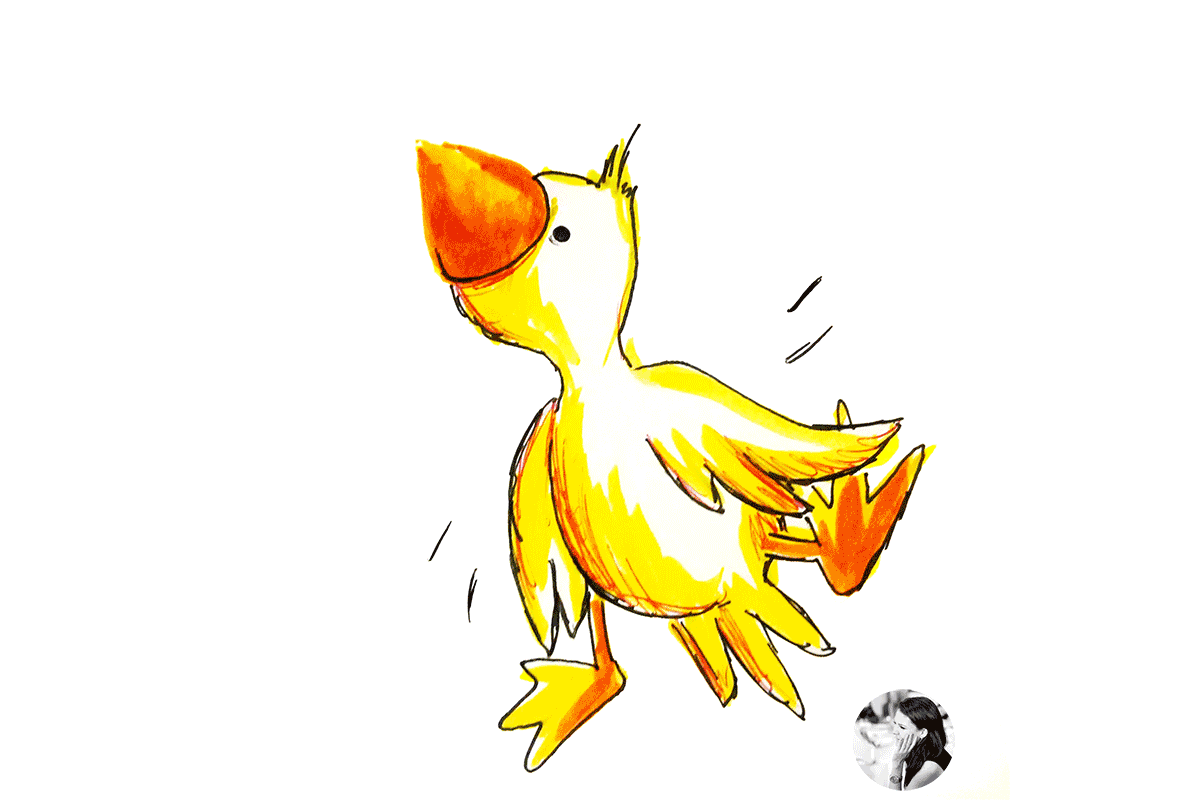 Dancing Duck Animated Gif • Waterfront Properties Blog