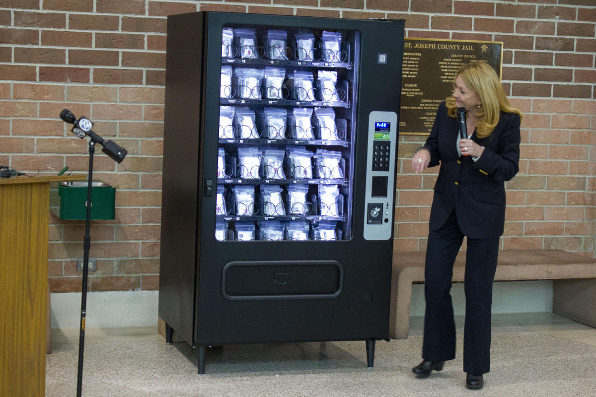 Indiana’s first Narcan vending machine installed at St. Joseph County Jail