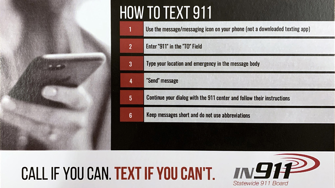 Hoosiers can now text 911 in 108 different languages