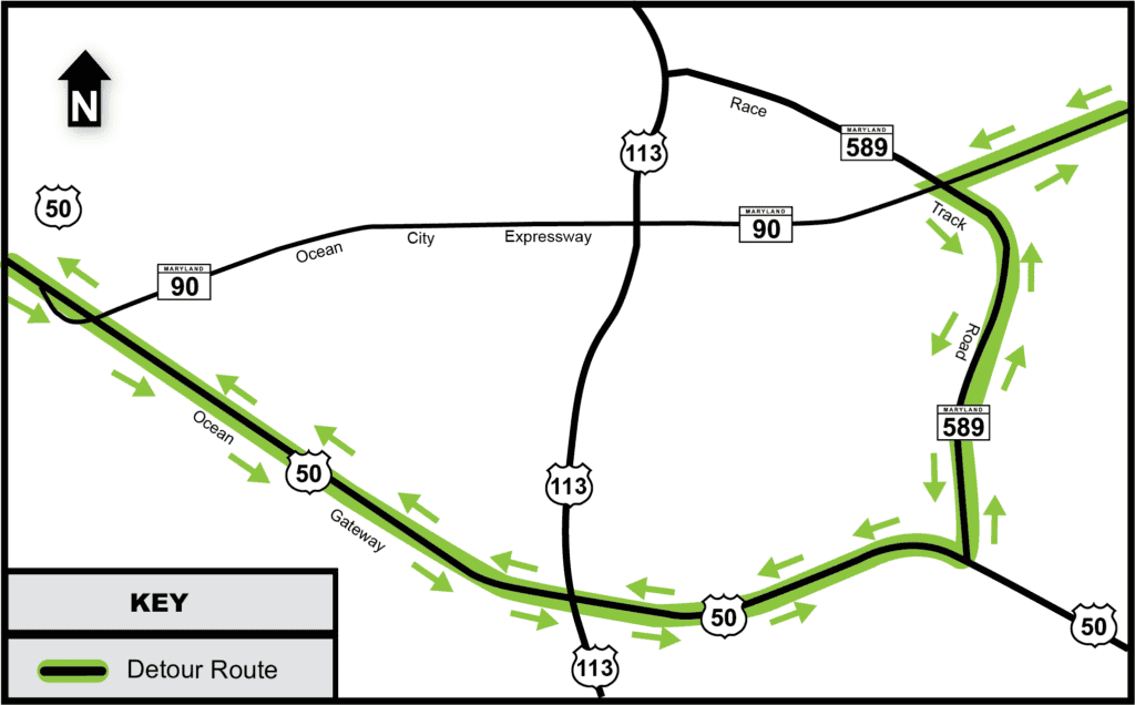 Maryland State Highway Administration to Begin Milling and Paving Project Requiring Closures of