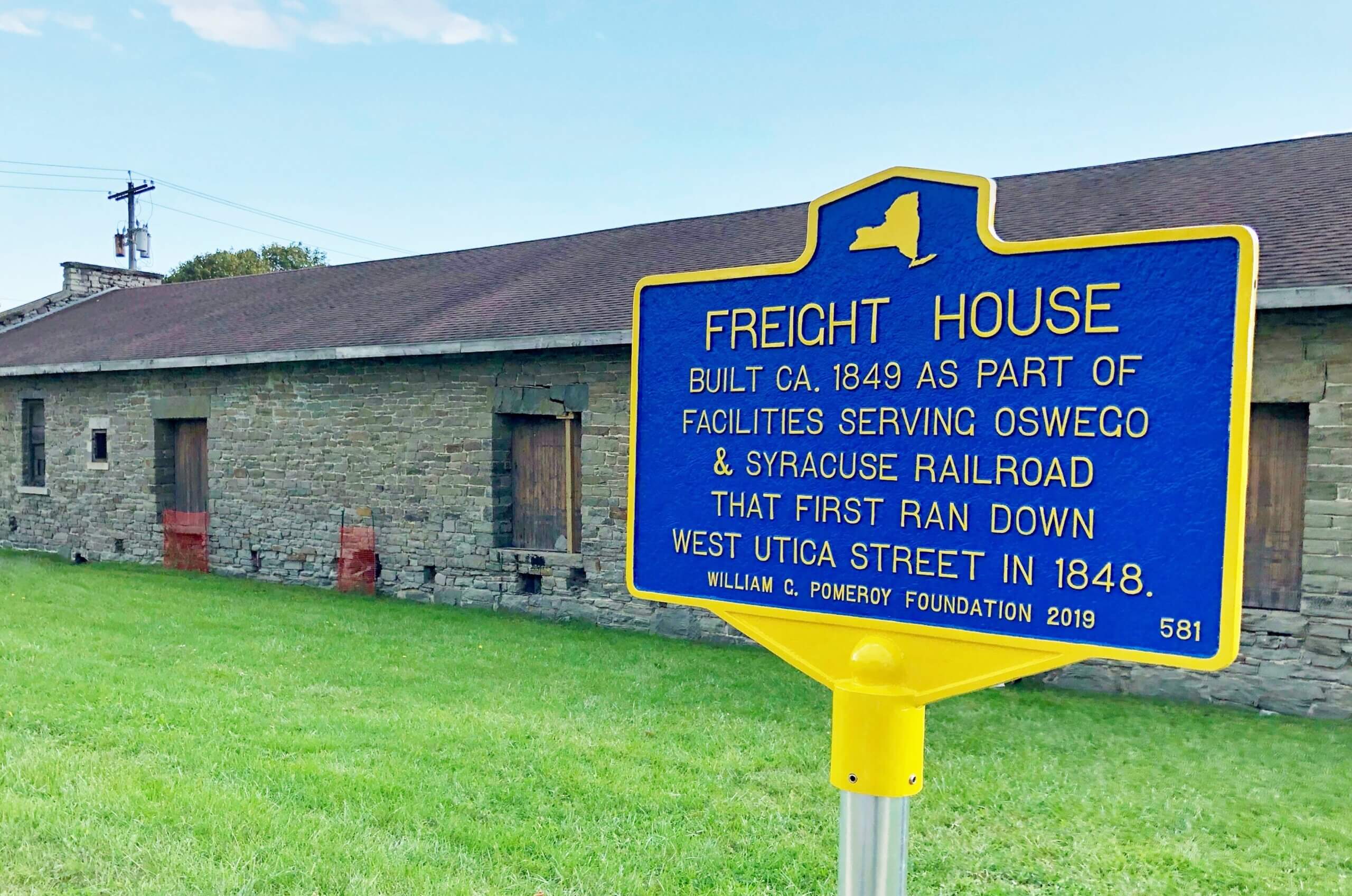 New York State Historic Marker Grant Program William G. Pomeroy