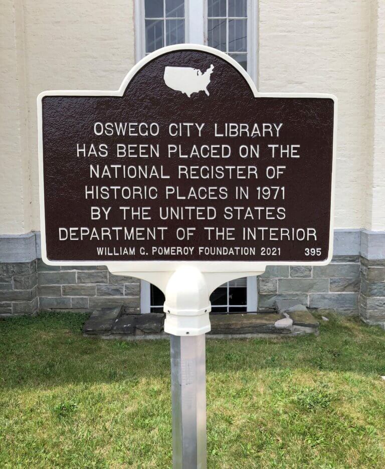 OSWEGO CITY LIBRARY William G. Pomeroy Foundation